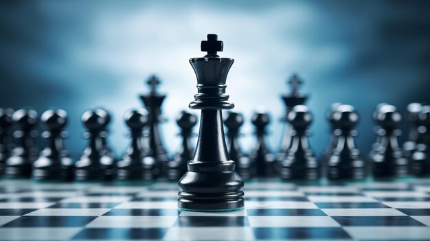 Batalhas estratégicas se desenrolam em uma impressionante tela gradiente Xadrez em um hipnotizante