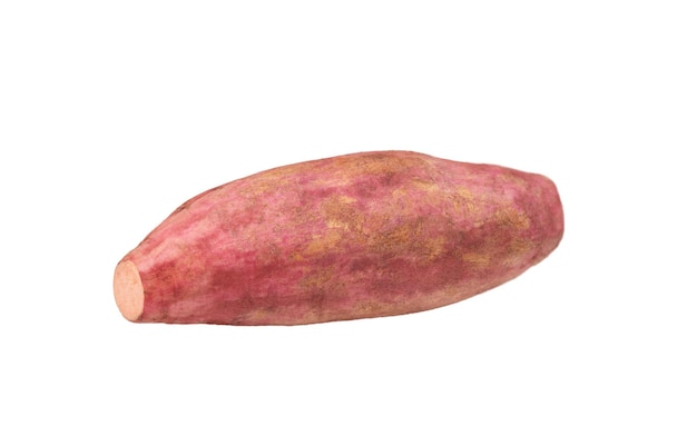 Batata doce uma rosa isolada