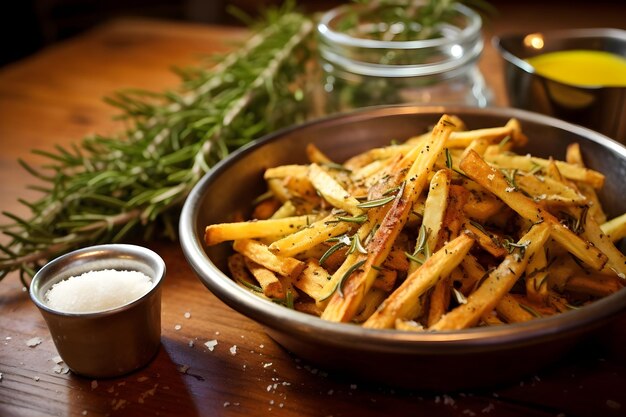 Batata frita Batata frita fastfood Batata frita lanche Gerar Ai