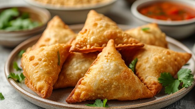 Batata Samosa ou Aloo Samosa é um lanche indiano