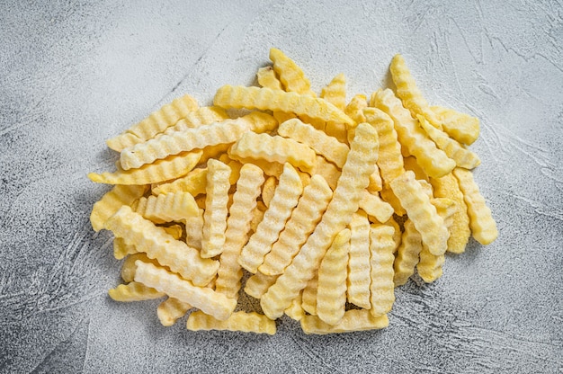 Batatas fritas com batatas fritas congeladas