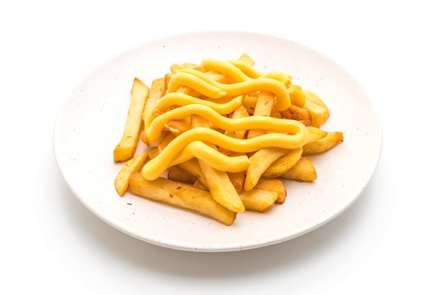 batatas fritas com queijo