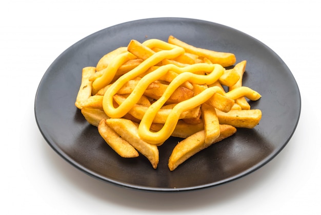 batatas fritas com queijo