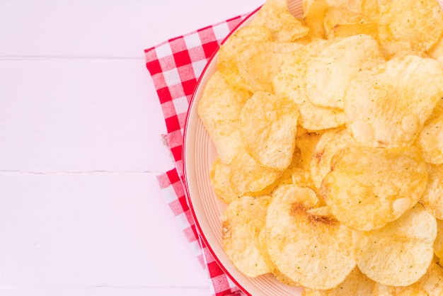 Batatas fritas na chapa