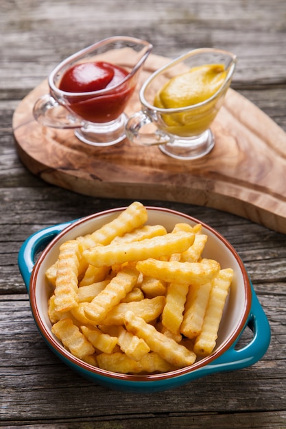 Foto batatas fritas