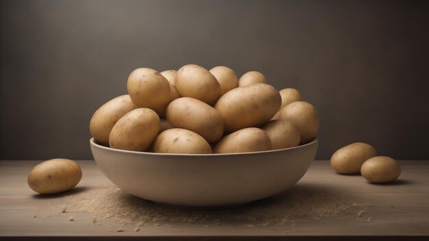 Batatas na cozinha