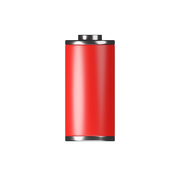 Foto bateria d ícone de baixo nível de capacidade de armazenamento de energia indicador de carga de energia metal lítio alcalino eleme
