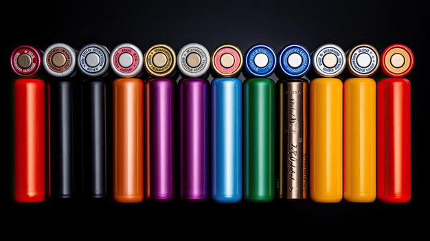 Foto baterías de energía