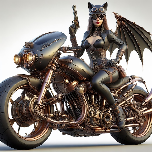 Batgirl im Steampunk-Stil