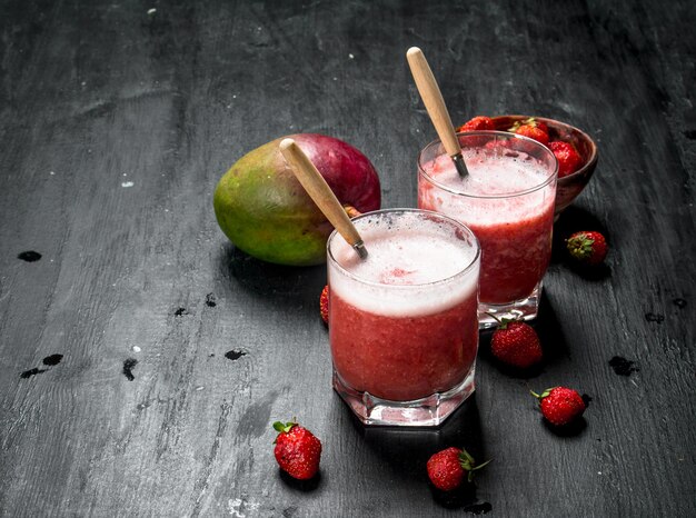 Batido de bayas con frutas