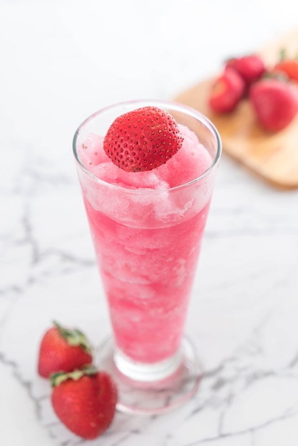 batido de fresa fresca