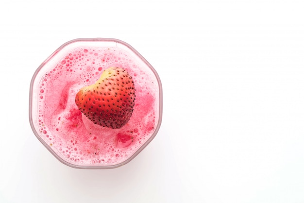 batido de fresa fresca