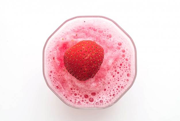 batido de fresa fresca