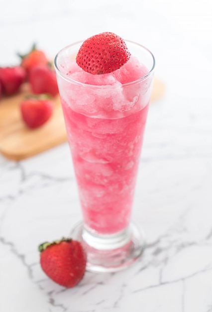 batido de fresa fresca