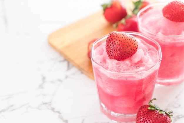 batido de fresa fresca