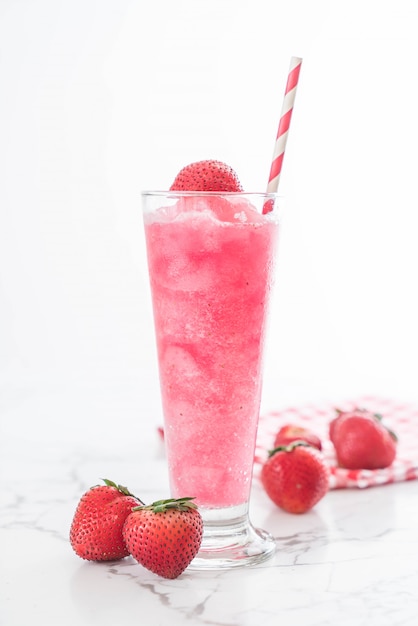 batido de fresa fresca