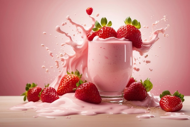 Batido de Fresa con Splash