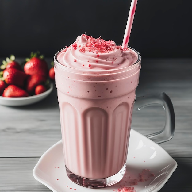 batido de fresa