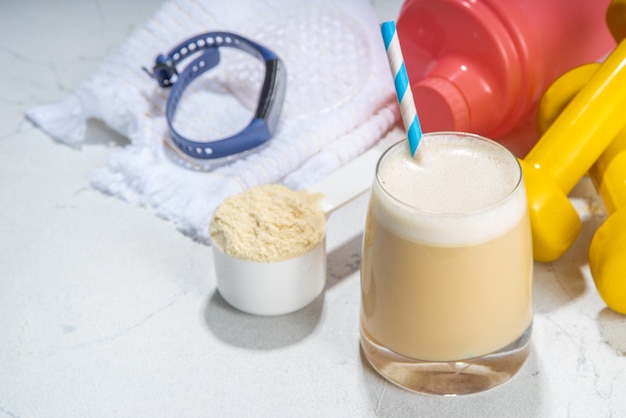 Batido de proteína de vainilla