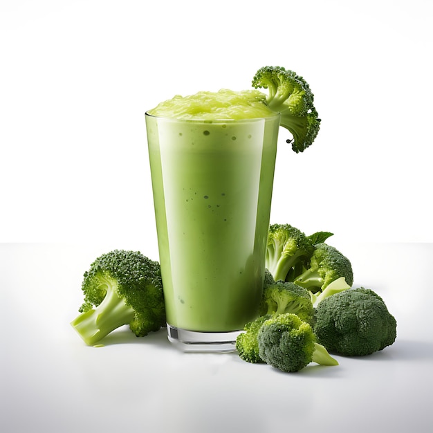 Un batido saludable de brócoli perfecto para el catálogo de bebidas