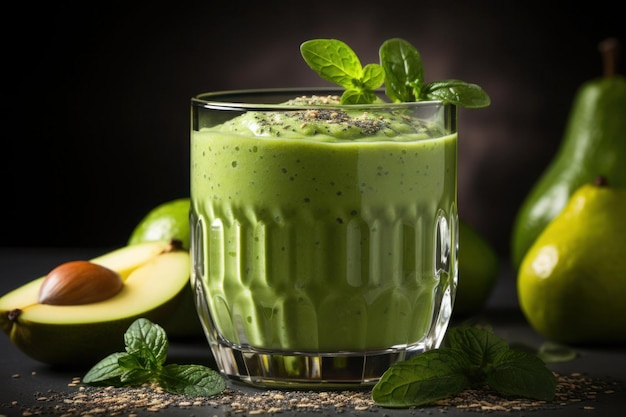 batido verde saludable