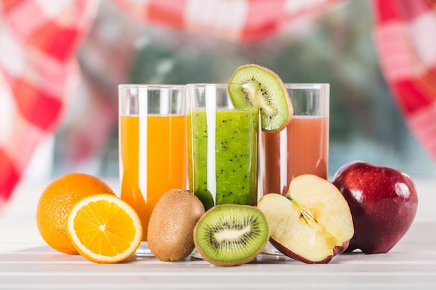 Batidos de frutas frescas