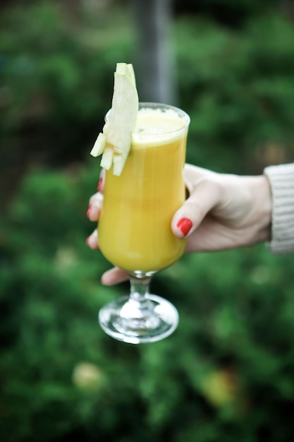 Batidos o helados de frutas coloridas de verano Concepto de bebida de desintoxicación saludable