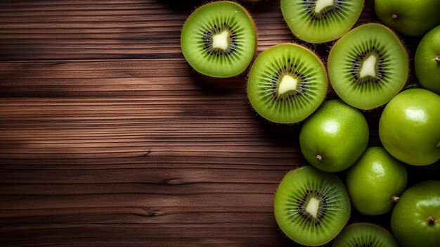 batidos verdes con kiwi fresco