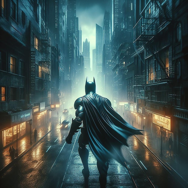 Batman in der Stadt