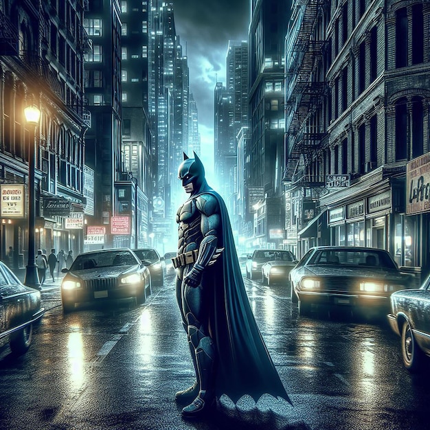 Batman in der Stadt