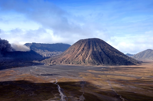 Batok und Bromo Vulkan bilden Ost-Java, Indonesien. .