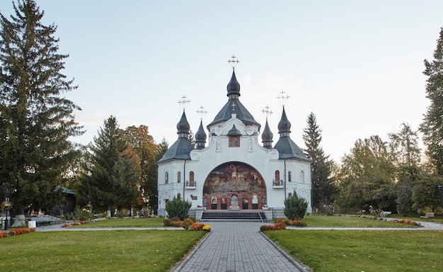 Battlefield of Berestechko National Historic Memorial Preserve Cathedral George Monastery on the Cossack Graves Plyasheva village Ukraine Touristische Attraktion
