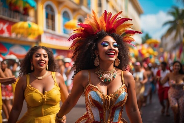 Foto batuque e samba o coracao do carnaval brasileiro