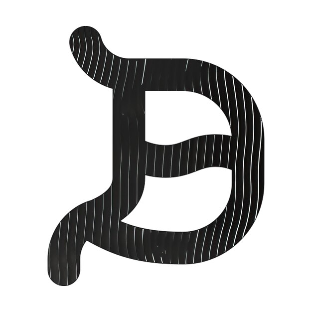 Bauch-Symbol schwarze weiße Linien Textur