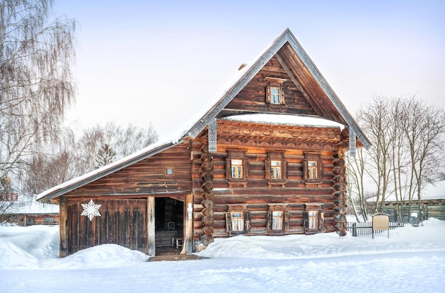 Bauernhaus im Museum für Holzarchitektur SuzdalxA