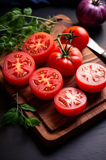 Bauernhof Weinernte reife Lebensmittel Tomaten Bio-rotes Gemüse Küche gesund Vegetarier