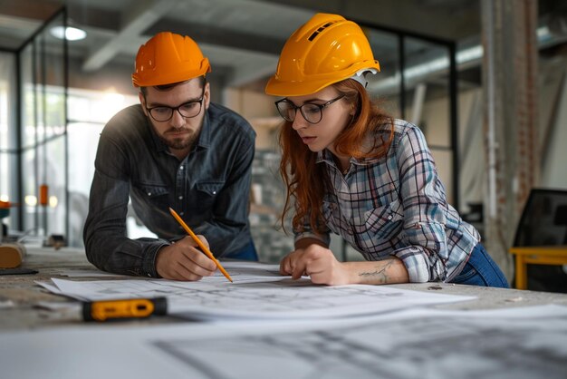 Bauingenieure im Einsatz