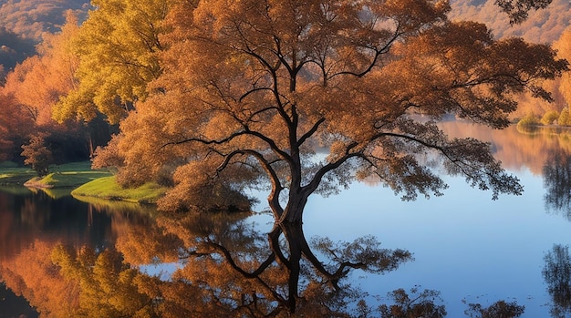 Baum in einem See