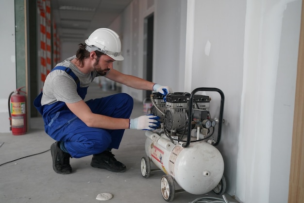 Baumeister auf der Baustelle