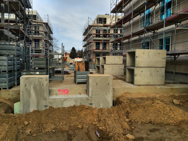 Foto baustelle gegen den himmel