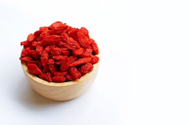 Bayas de goji secas.