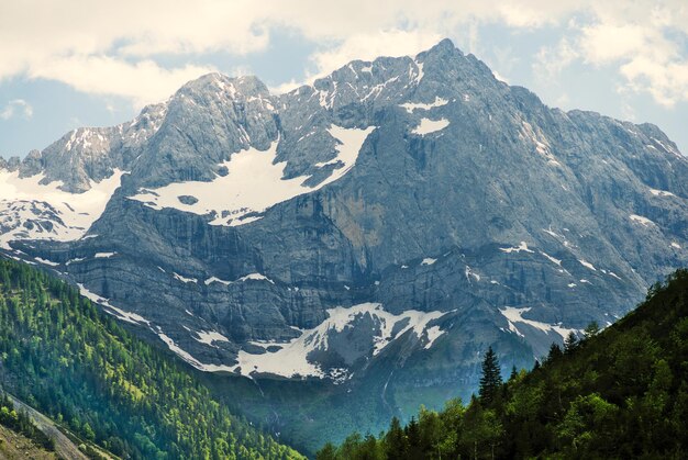 Foto bayerische alpen karwendelgebirge