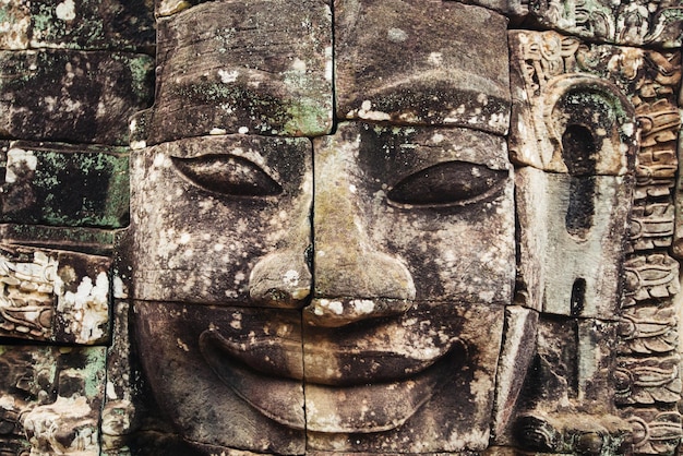 Bayon Khmer-Tempel in Angkor in Kambodscha