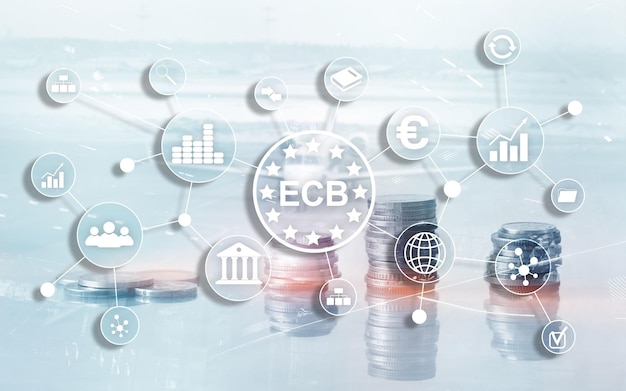 BCE Banco central europeo Concepto de financiación empresarial