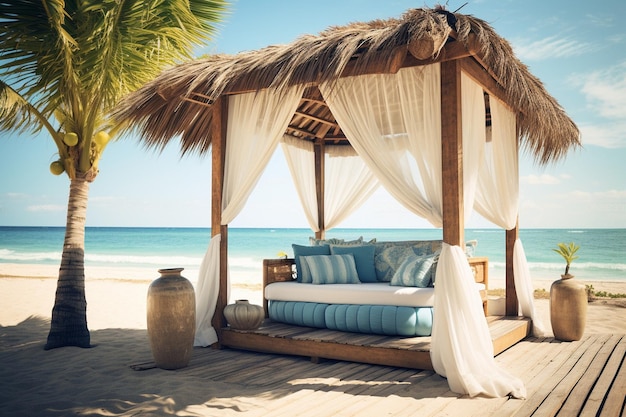 Beach Cabana mit Meerblick