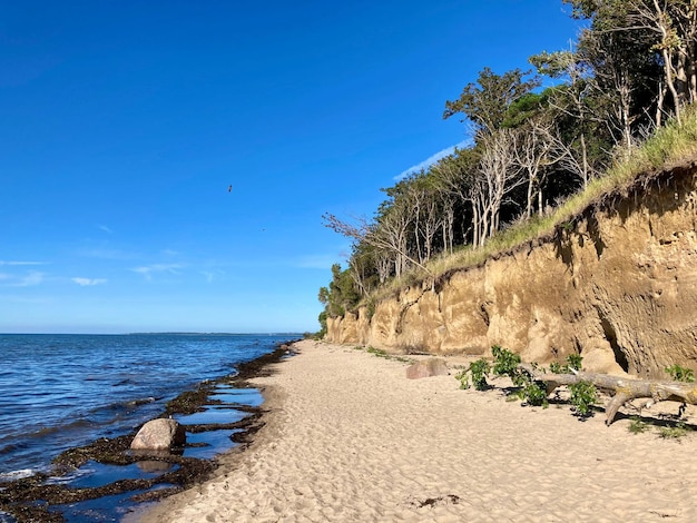 Beach, isla de Poel, Mar Báltico, Mecklemburgo-Pomerania Occidental, Alemania