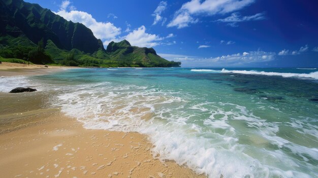 Beach Shore Hawaii North Shore Mar fundo para a tela da família