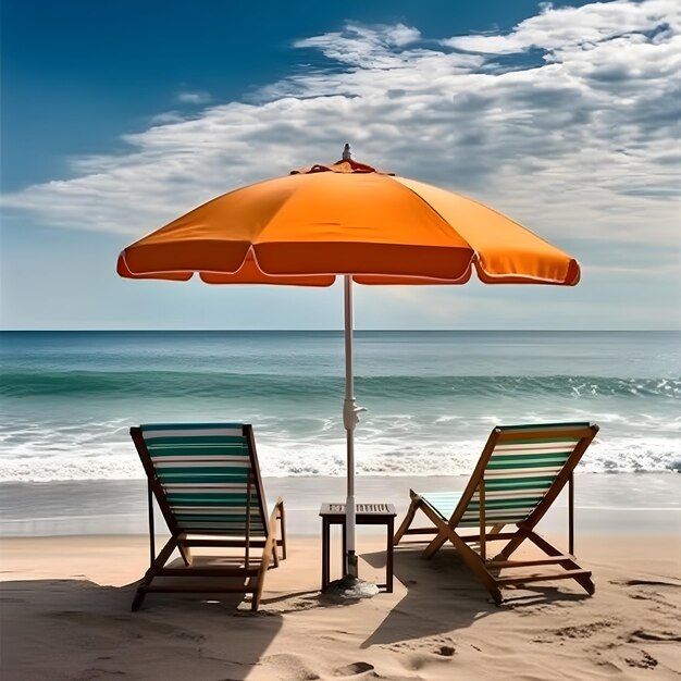 Beachside Eleganz Sandstrand Wellenwolken und elegantes Küstenresort