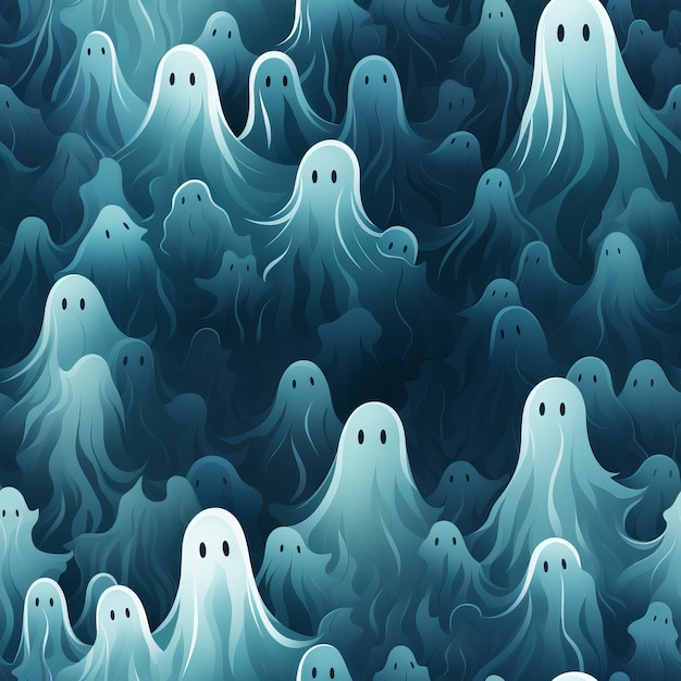 Beängstigendes Halloween-Illustrationsdesign