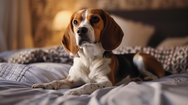 Beagle-Hund im Innenraum